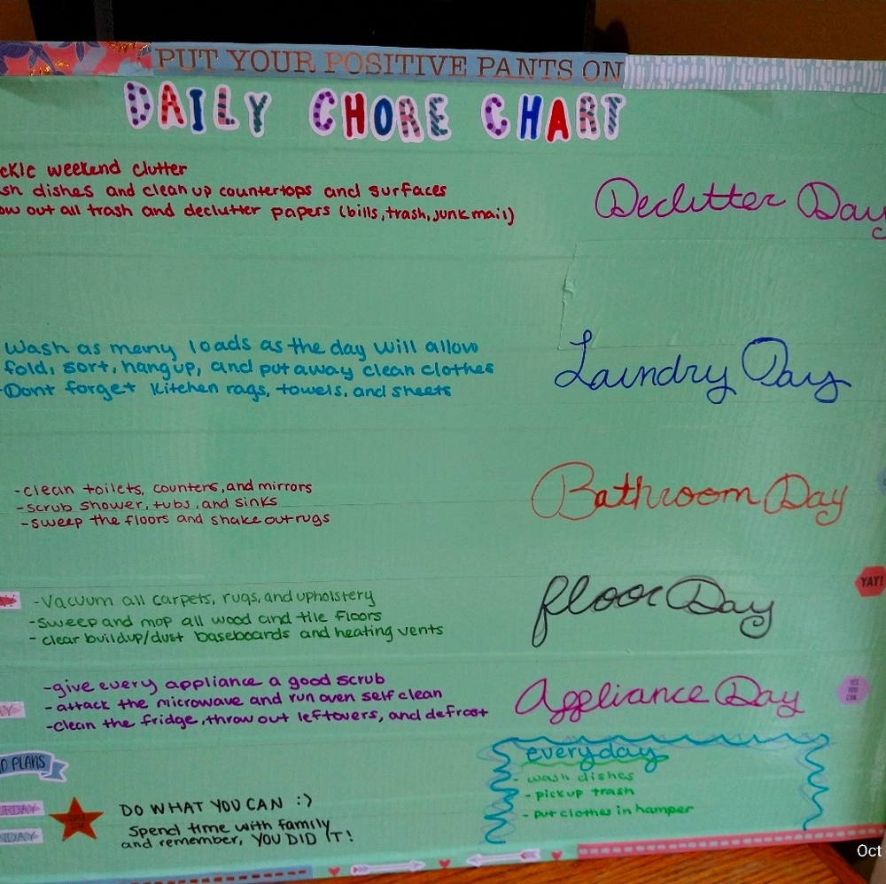 Chore chart!